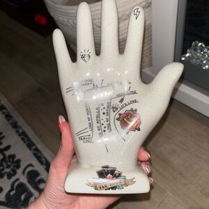 Decorative Ceramic Palmistry Hand